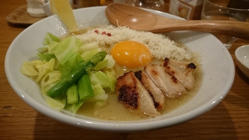 「トリポターナ￥820」@鶏ポタラーメン THANK 大門店の写真