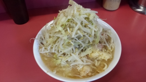 「小ラーメン700円(ニンニクアブラ)」@ラーメン二郎 ひばりヶ丘駅前店の写真