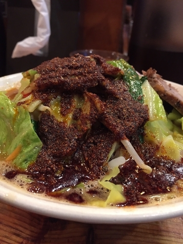 「辛辛濃菜麺」@濃菜麺 井の庄の写真