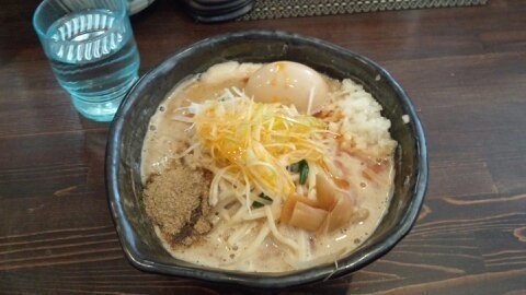 「味玉ラーメン大盛」@麺や 蒼 AOIの写真