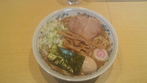 「味玉中華そば大盛」@くり山の写真