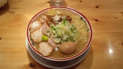 「味付玉子中華そば大盛」@田中そば店 秋葉原店の写真