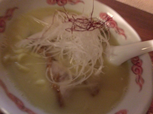 「鶏白湯らーめん玉子入り」@麺・酒処 ぶらりの写真