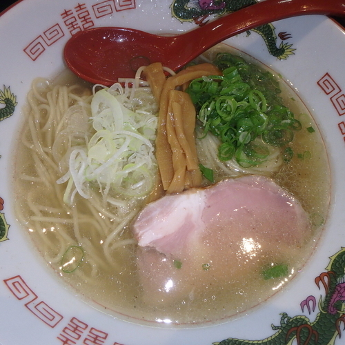 「特塩煮干しらーめん(720円)」@蔵木 松山店の写真