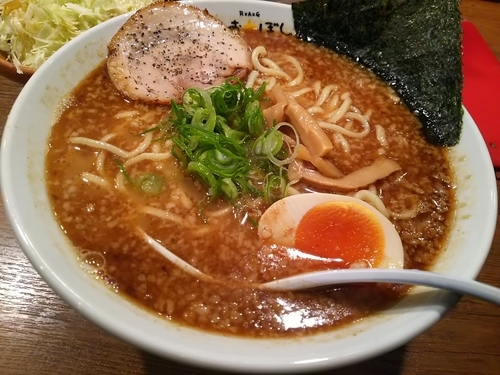 「ばりこて　魚介　（大盛り：サービス券）」@おおぼし 安曇野店の写真