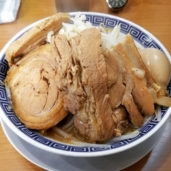 ふじそば+味玉+豚まし