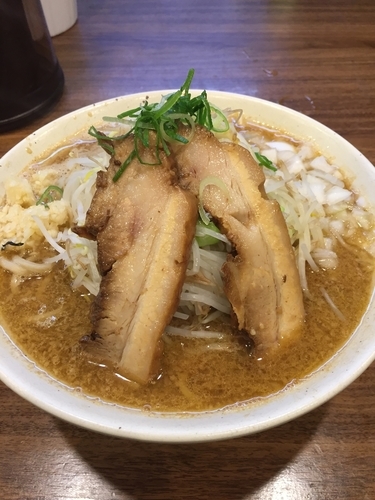「豚そば 特盛  800円」@らーめん かいじ 東仙台店の写真