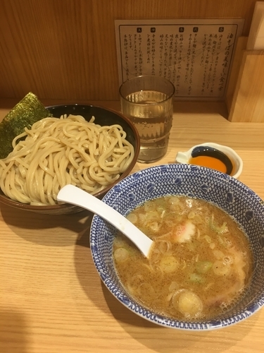 「海老つけ麺（中）」@舎鈴 新宿西口店の写真