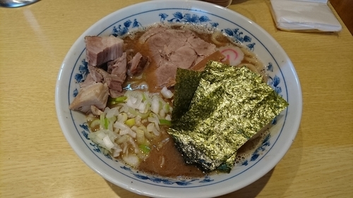 「中華そば+太麺」@くり山の写真