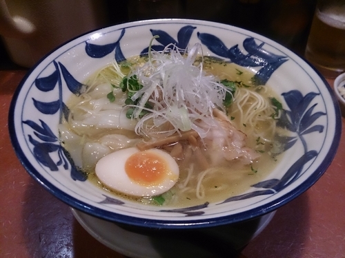 「とりそば+わんたん」@らーめん天神下 大喜の写真