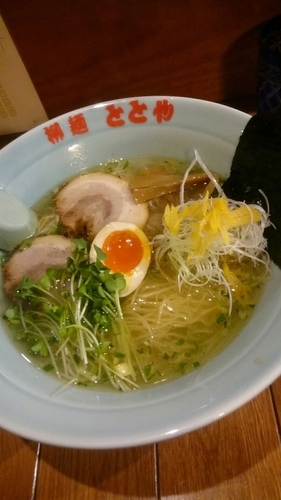 「しおととやホット(豚バージョン) ６５０円」@柳麺 ととやの写真