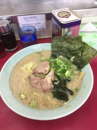 「塩ラーメン 太麺」@ラーメンショップ 牛久結束店の写真