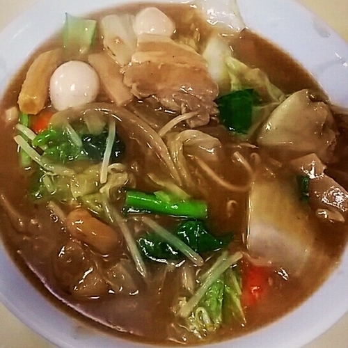 「五目あんかけラーメン ７００円」@大龍の写真