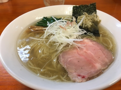 「魚介鶏だし塩らぁめん 大盛り」@麺処 有彩の写真