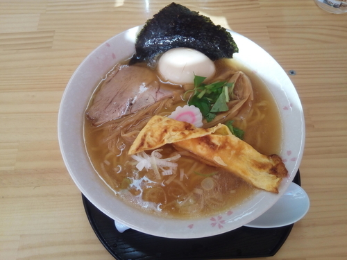 「鯛と地鶏の上中華そば」@中華そば 地鶏丸の写真