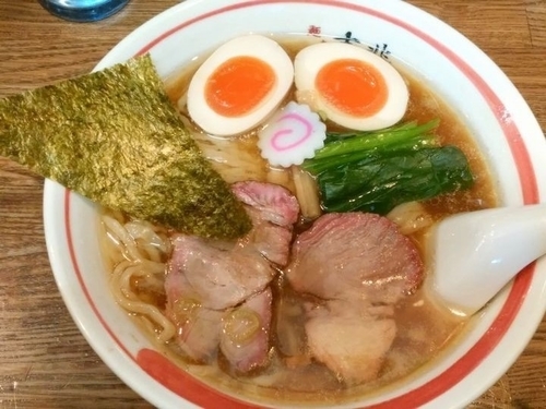 「中華そば＋煮玉子」@青竹平打ち中華そば 麺壱吉兆の写真