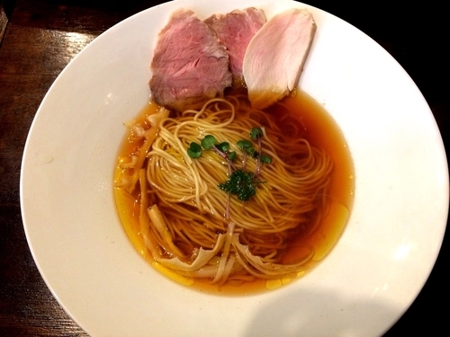 「[限定]烏骨鶏 清湯 醤油￥1600」@麺庵 小島流の写真