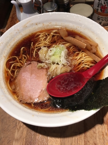 「中華そば」@西新宿 つけそば 黒門の写真