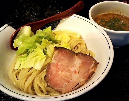 「鶏白湯濃厚つけめん￥８００」@雨ニモマケズの写真