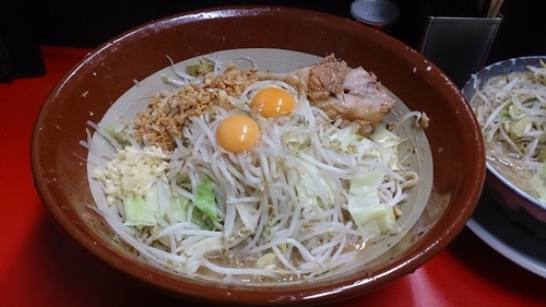 「醤油汁なし830円+麺増し150円」@豚男 -BUTAMEN-の写真