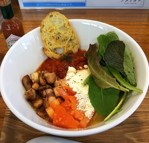 「トマトまぜソバＳ￥８００」@アメノオトの写真