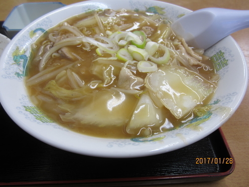 「白菜しょうゆあんかけラーメン７８０円」@たか幸食堂の写真