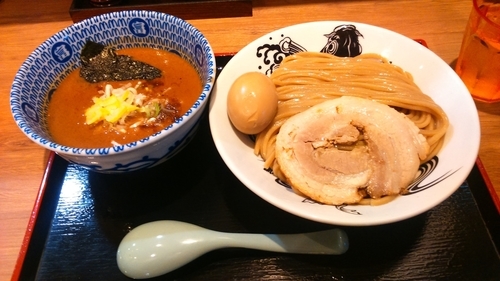 「半熟味玉濃厚つけ麺980円」@日本の中華そば富田 成田空港店の写真