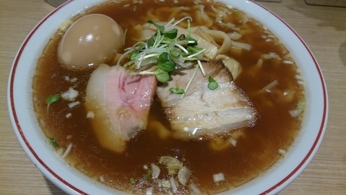 「蔵出しラーメン味たま、大盛り、すっきり」@きたかた食堂の写真