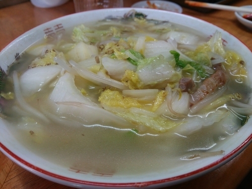 「タンメン+餃子」@香 東中神店の写真