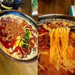 『汁あり担々麺+２辛(￥930+80)』