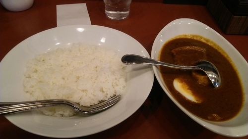 「ポークカリー 850円」@ばんびの写真