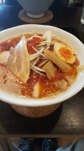 「地獄味噌ラーメン」@麺家 とき田 ピーアークおゆみ野店の写真
