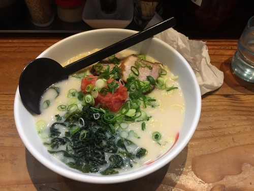 「明太子ラーメン950円」@麺蔵 加納町本店の写真