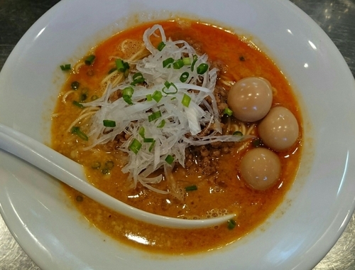 「【5周年記念限定】濃厚豚骨担担麺」@さんじの写真