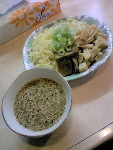 「魚+羊つけ麵５００円通常７００円（試食まつり）」@居酒屋 小滿の写真