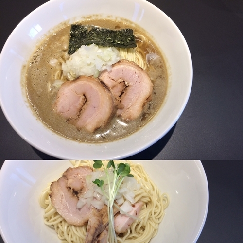 「中華そば＆あぶらそば ¥1,200」@煮干乱舞の写真