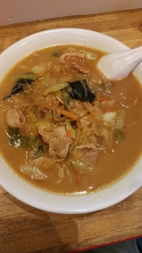 「辛味噌ラーメン」@東京味噌らーめん萬馬軒花橙の写真