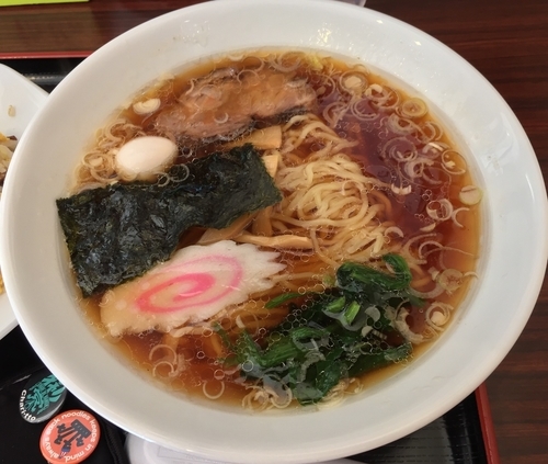 「ラーメン＋チャーハン（￥500＋￥650）」@中華居酒屋 栄華の写真