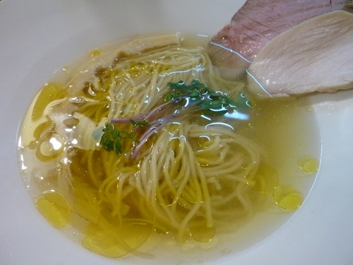 「烏骨鶏100％清湯（塩）」@麺庵 小島流の写真