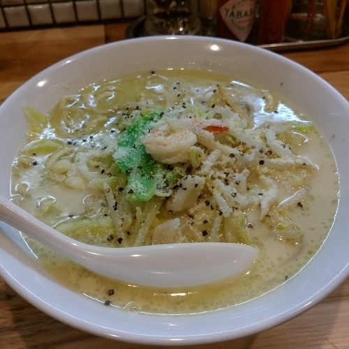 「【期間限定】ミルクシーフードヌードル2017」@らーめん カッパハウスの写真