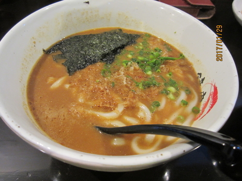 「特製カレーうどん　並６５０円」@鐘庵 前橋日吉町店の写真