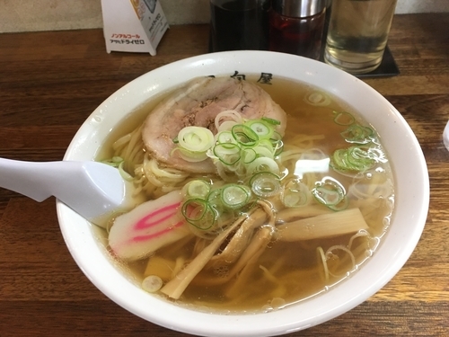 「ラーメン(大盛り)」@青竹手打ちラーメン 日向屋の写真