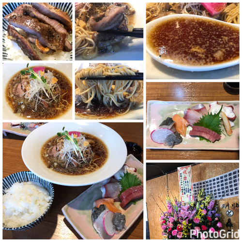 「【1周年記念】イベリコ豚のらーめん&プレミアム海鮮ライス付き」@寿製麺よしかわ 川越店の写真