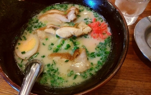 「とんこつ鶏叉焼めん」@龍王 本店の写真