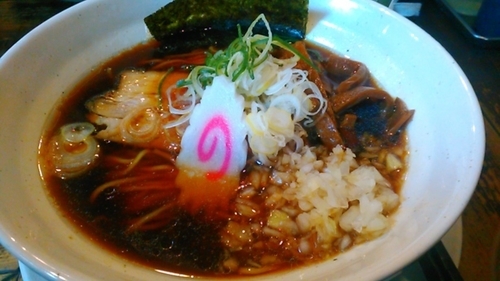 「地鶏醤油らーめん　680円」@麺蔵 もみじの写真