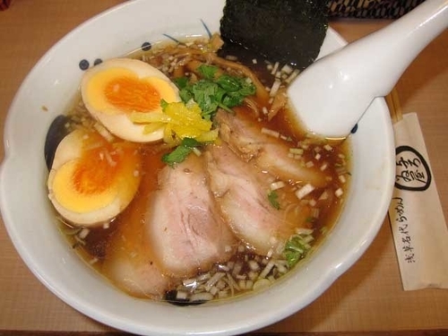 「ちゃーしゅうめん　950円＋双子の味玉　100円」@与ろゐ屋の写真