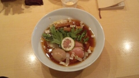 「鶏そば＋味玉」@饗 くろ㐂の写真