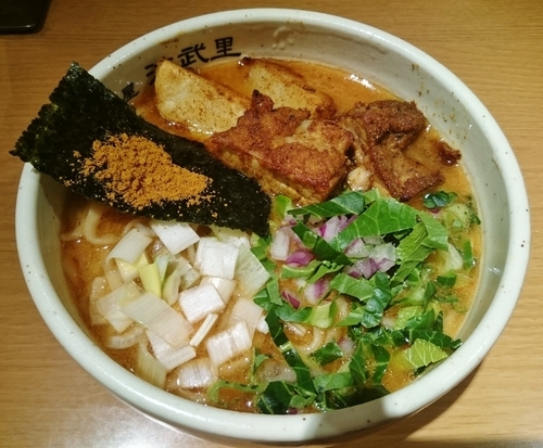「味噌カリー麺（1/28～31限定） 800円」@麺屋 江武里の写真