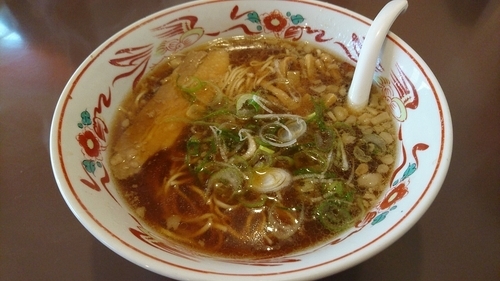 「ラーメン　580円」@尾道ラーメン壱番館の写真