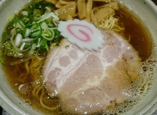 「焼き干出汁ラーメン（限定２０食、９８０円）」@らーめん 一郎の写真